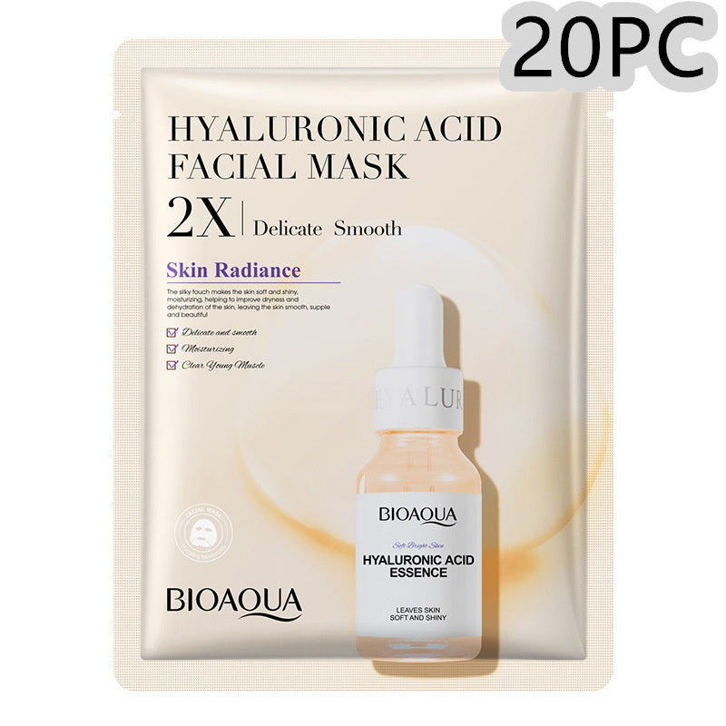 Collagen Firming Moisturizing Face Mask with Hyaluronic Acid Serum
