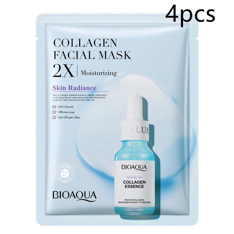 Collagen Firming Moisturizing Face Mask with Hyaluronic Acid Serum