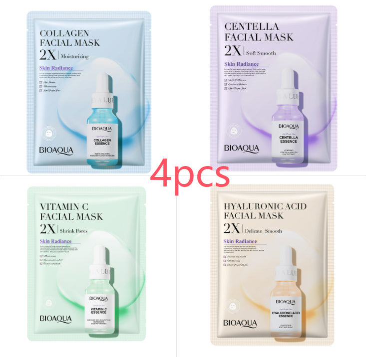 Collagen Firming Moisturizing Face Mask with Hyaluronic Acid Serum