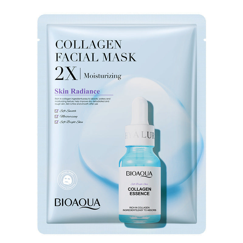 Collagen Firming Moisturizing Face Mask with Hyaluronic Acid Serum