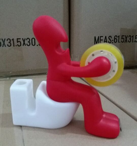 Tape & Business Card Holder Office Supply Office Gift Item - Desk Pal - College Pal - by ZsaZsa Rivera