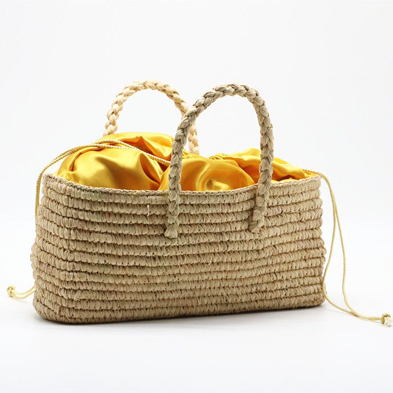 Urban Living Simple Straw Bag