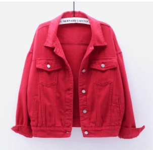 Women Denim Vintage Retro Cotton California Jacket