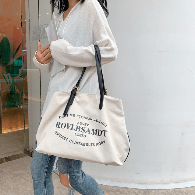 Urban Canvas Shoulder Bag with Neseser