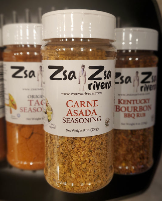 Carne Asada Seasoning 9oz Private Label by ZsaZsa Rivera
