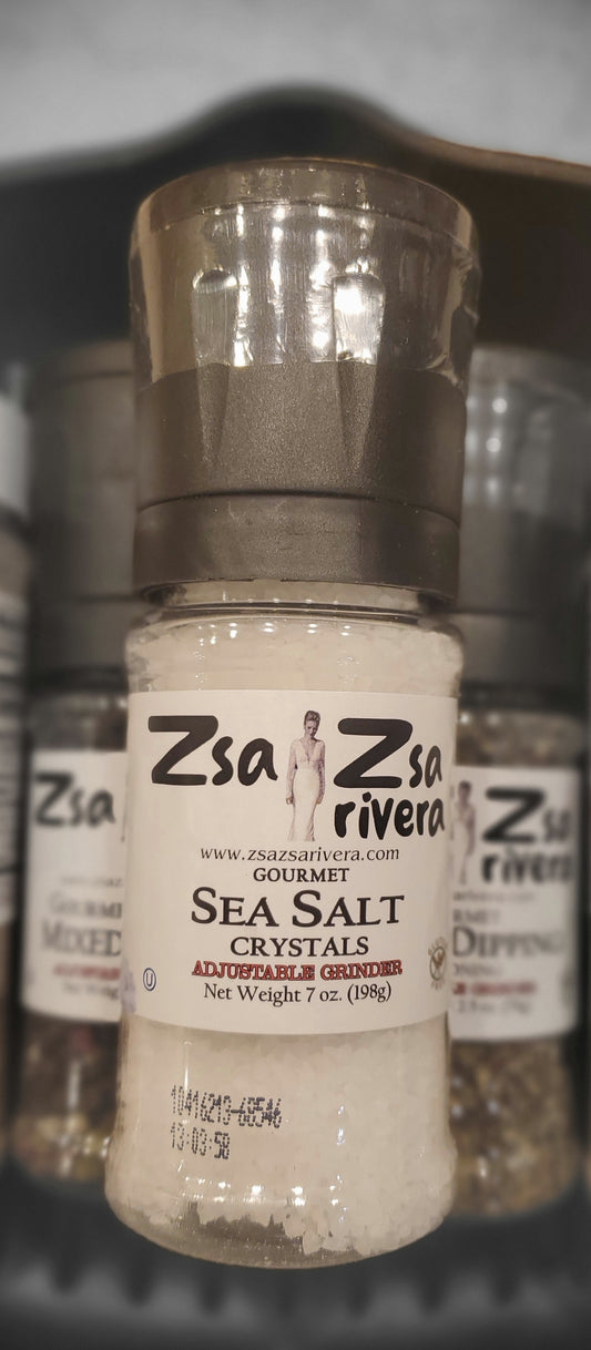 Gourmet Sea Salt Crystals 7oz Private Labeled by ZsaZsa Rivera