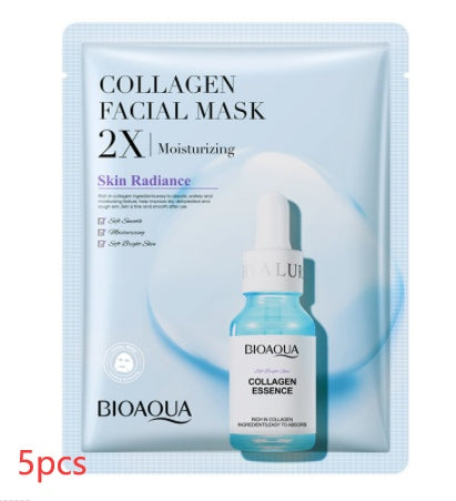 Collagen Firming Moisturizing  Face Mask with Hyaluronic Acid Serum