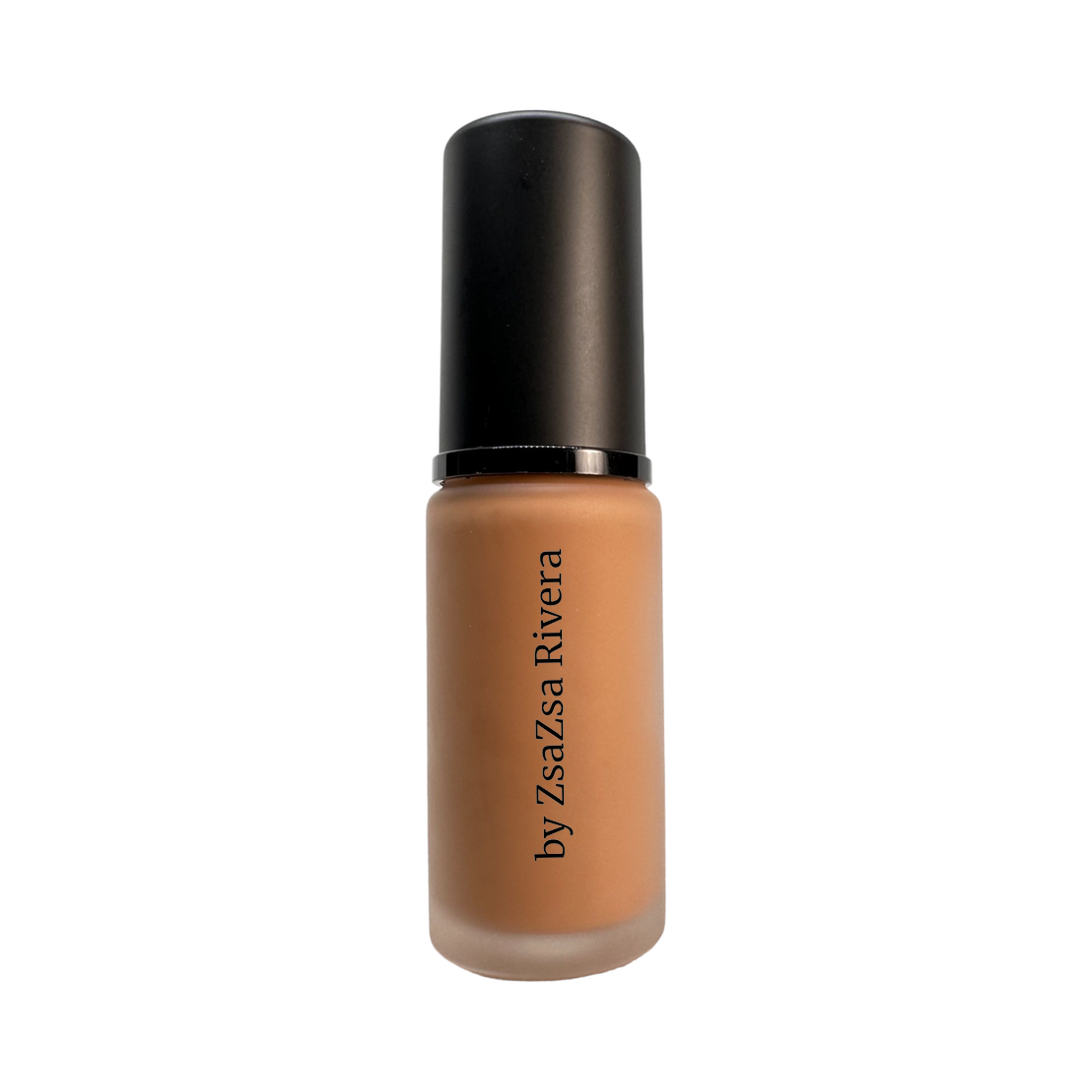 Best Liquid Foundation bottle with pump, surrounded by swatches of various shades, showcasing smooth, flawless coverage.