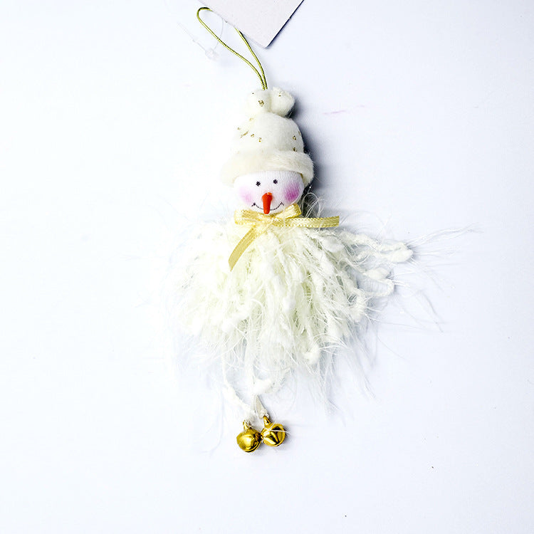 Christmas Angel Plush Ornament 6"