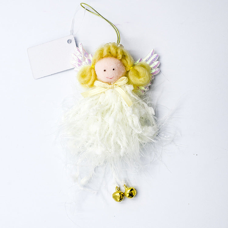 Christmas Angel Plush Ornament 6"