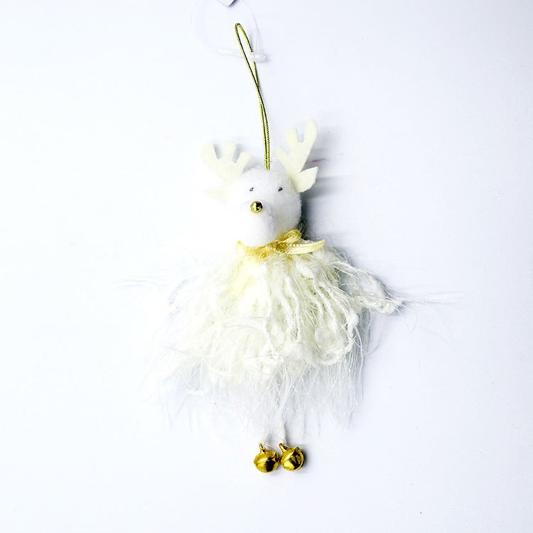 Christmas Angel Plush Ornament 6"