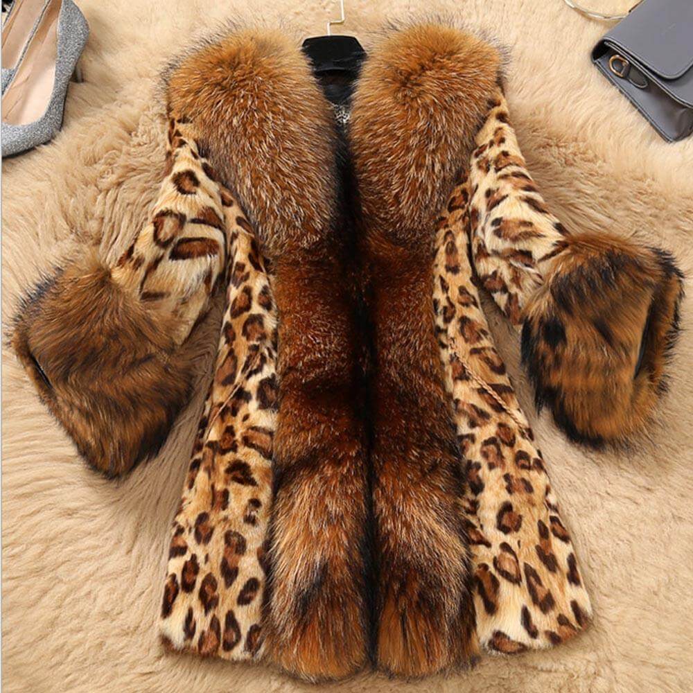 Trendy Luxury Leopard Plush Shaggy Jackets