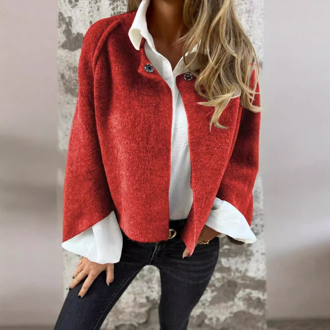 Women's Batwing Sleeve Cardigan Bolero Jacket  S-5XL