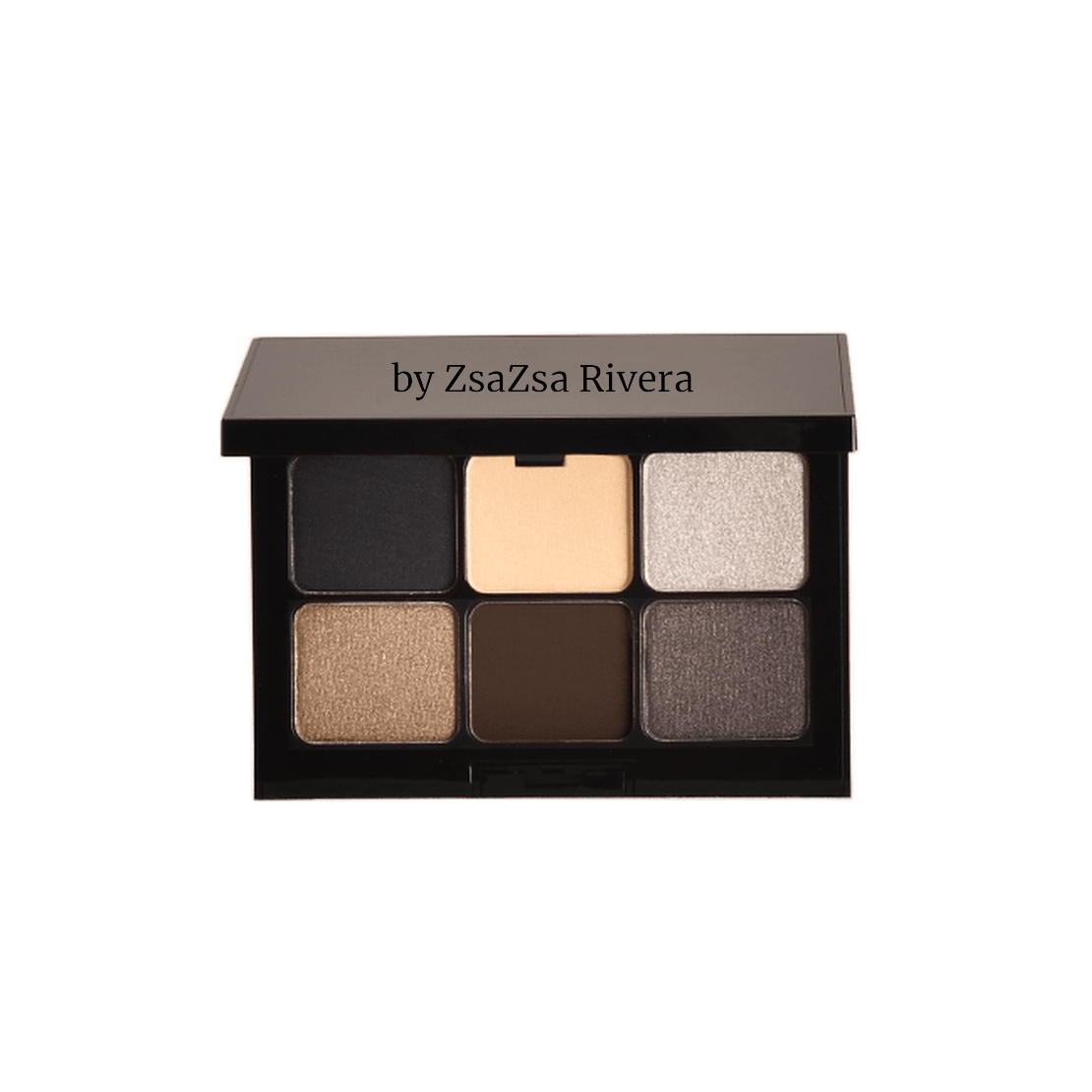 Smokey Eyeshadow Palette showcasing a range of dark and neutral shades