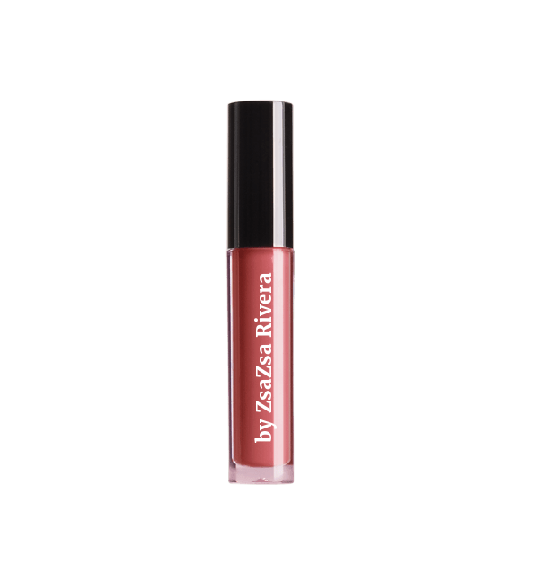 Image of Kiko Milano Lip Gloss in the shade Chestnut. The lip gloss comes in a sleek, transparent tube with a silver cap.